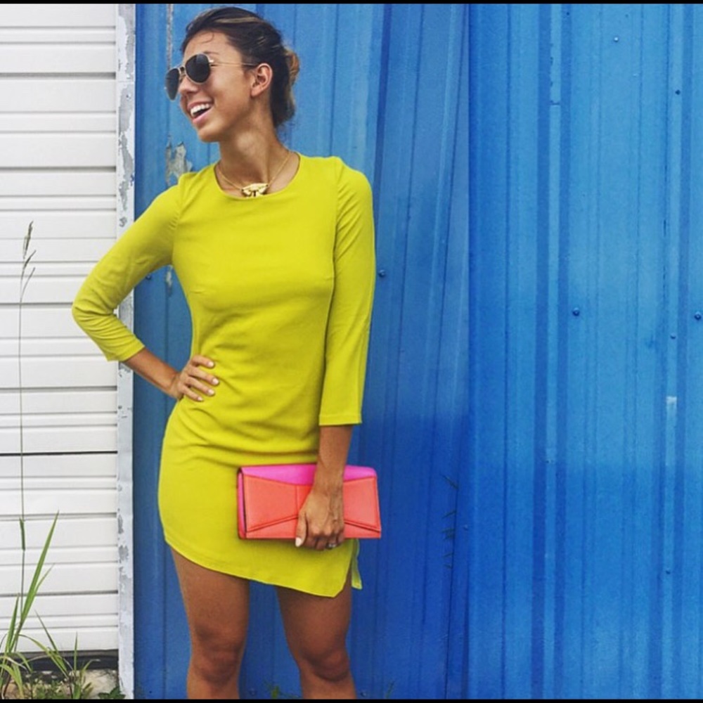 Blaque Label Asymmetrical Shift Dress